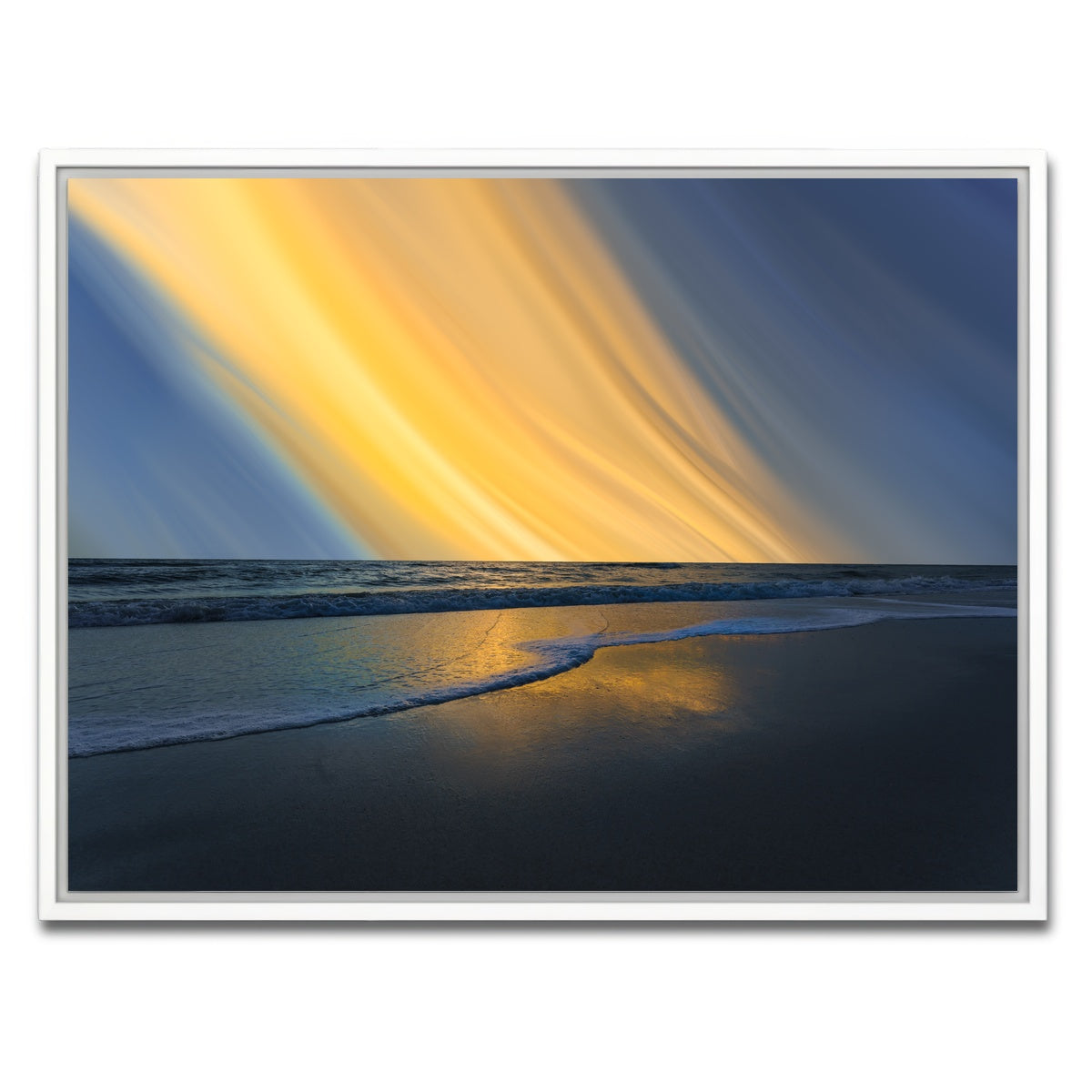 AUTO-MOCKUP WHITE | Swoosh | 1 Piece | White Framed Canvas | group=4x3