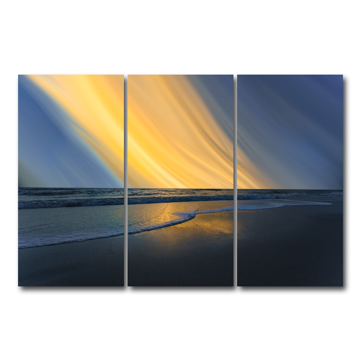 AUTO-MOCKUP WHITE | Swoosh | 3 Piece | Gallery Wrap Canvas | group=12x24