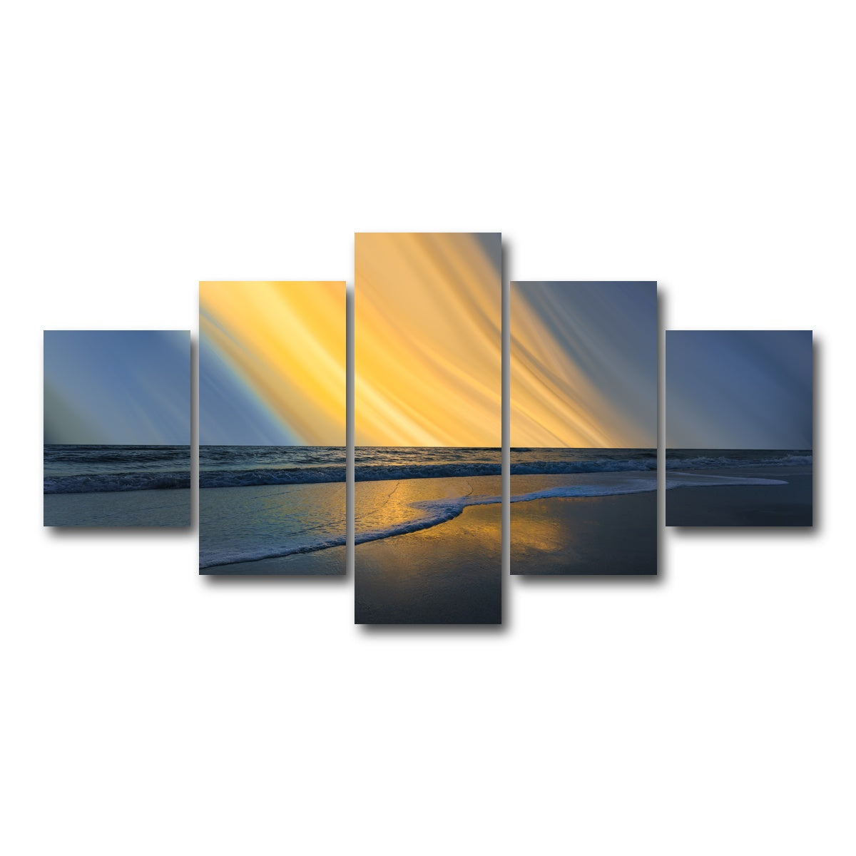 AUTO-MOCKUP WHITE | Swoosh | 5 Piece | Gallery Wrap Canvas | group=5_short
