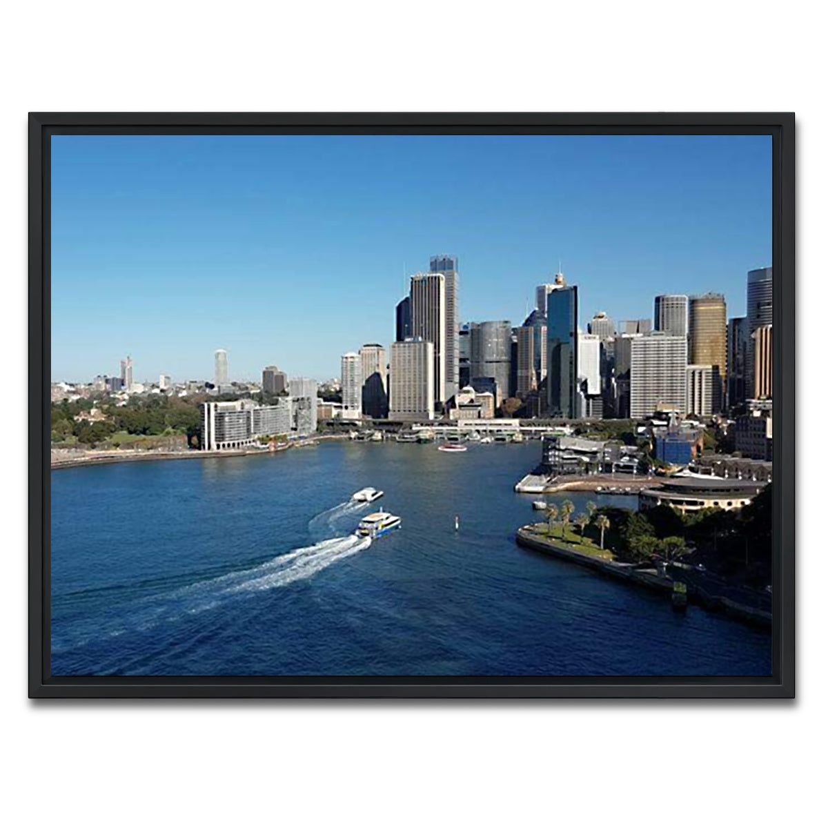 AUTO-MOCKUP WHITE | Sydney | 1 Piece | Black Framed Canvas | group=4x3