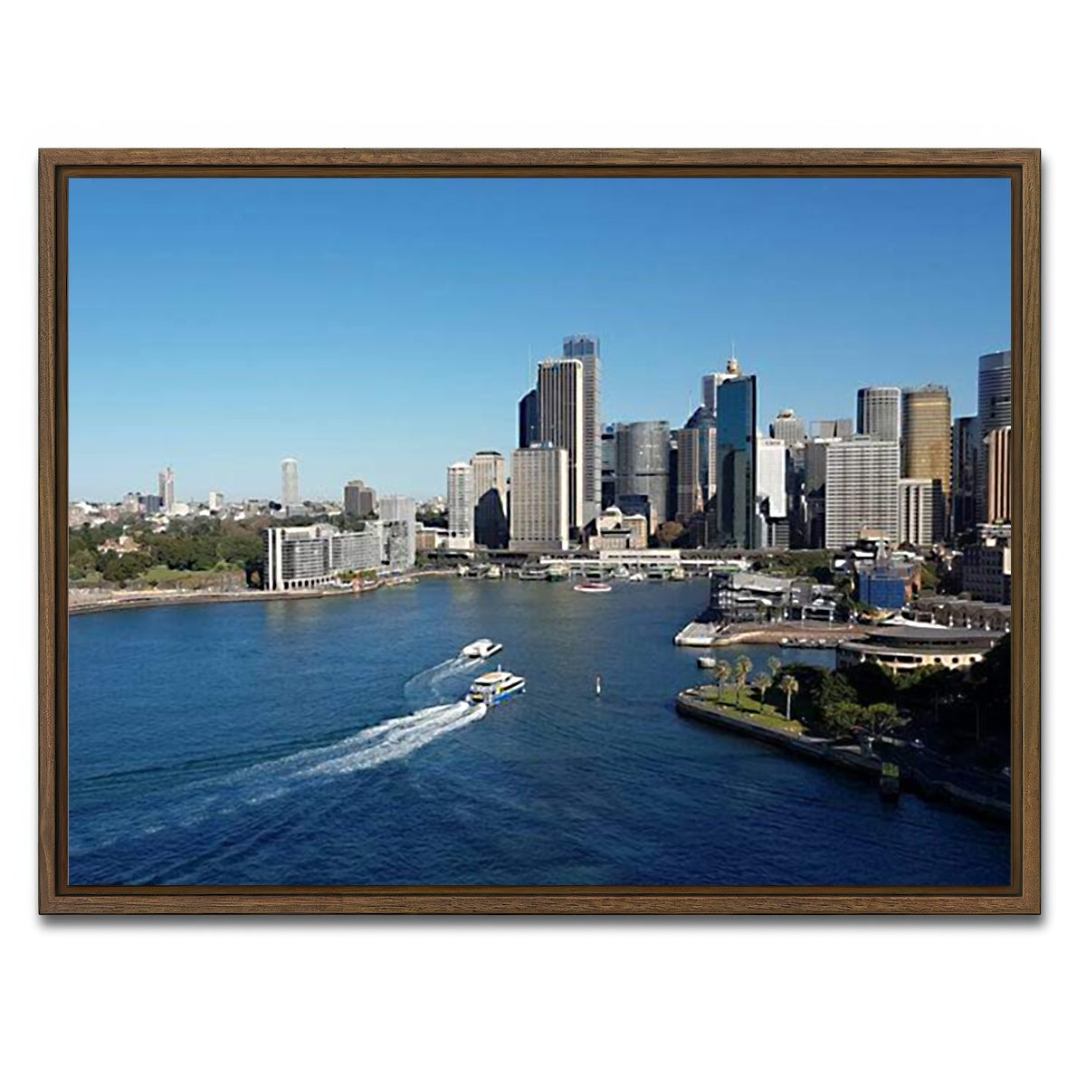 AUTO-MOCKUP WHITE | Sydney | 1 Piece | Walnut Framed Canvas | group=4x3