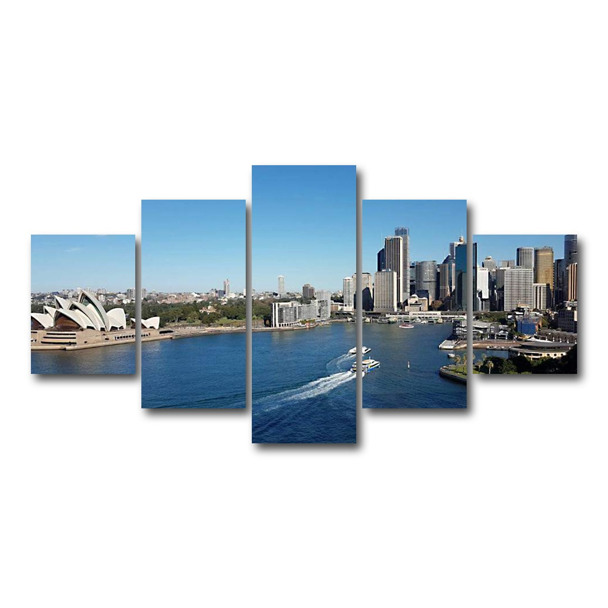 AUTO-MOCKUP WHITE | Sydney | 5 Piece | Gallery Wrap Canvas | group=5_short