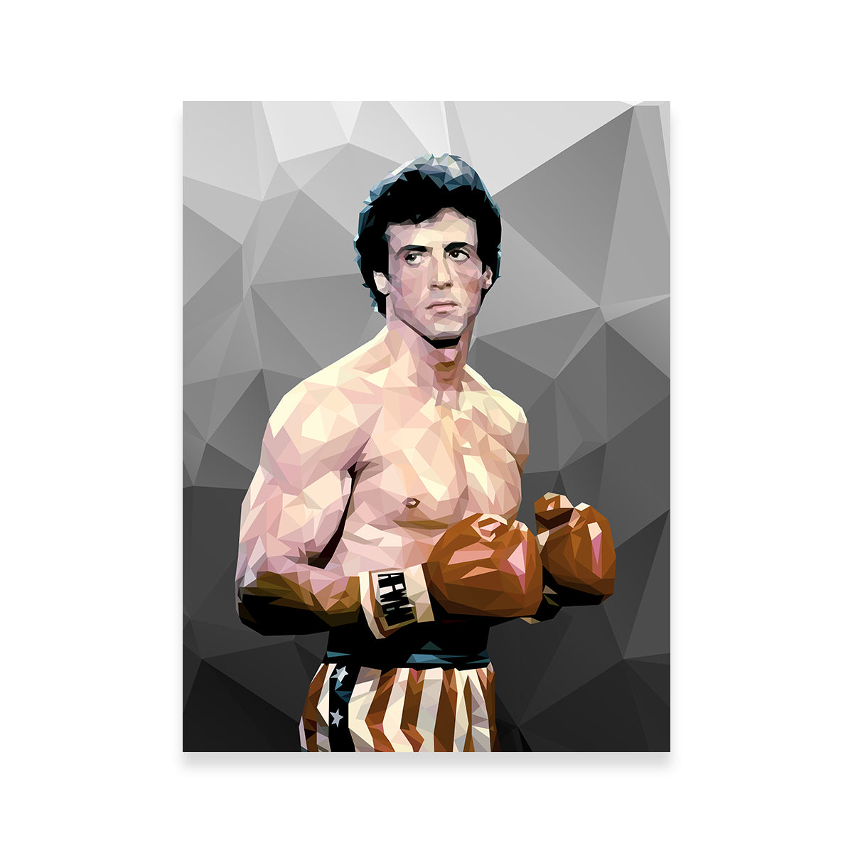 Rocky in Grey Wall Art