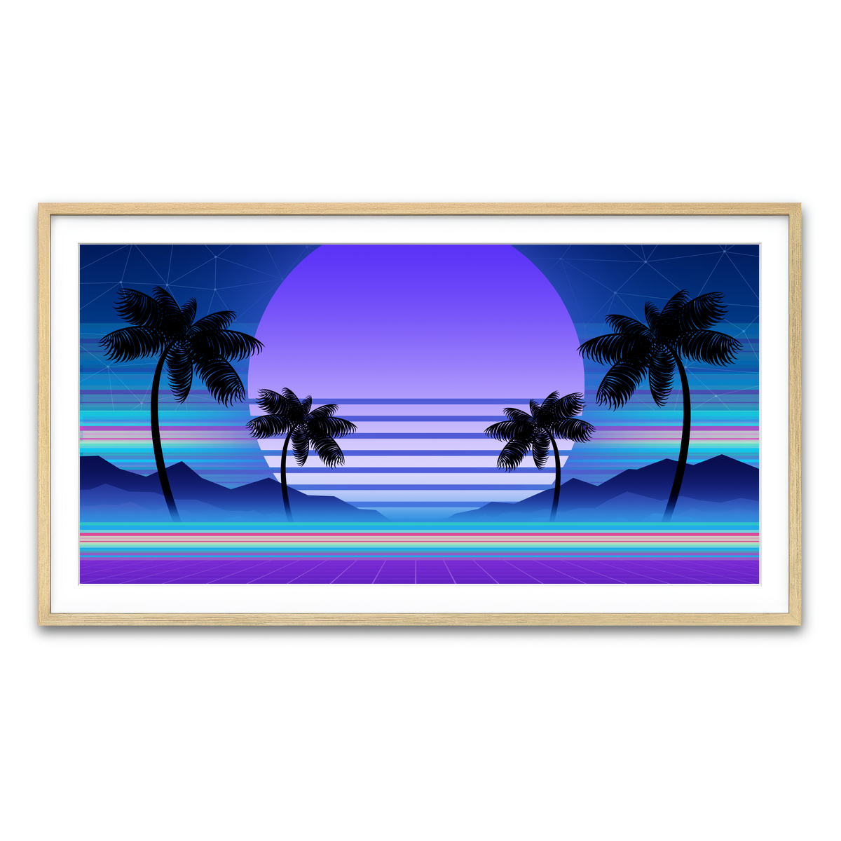 Framed Print 2x1 Natural