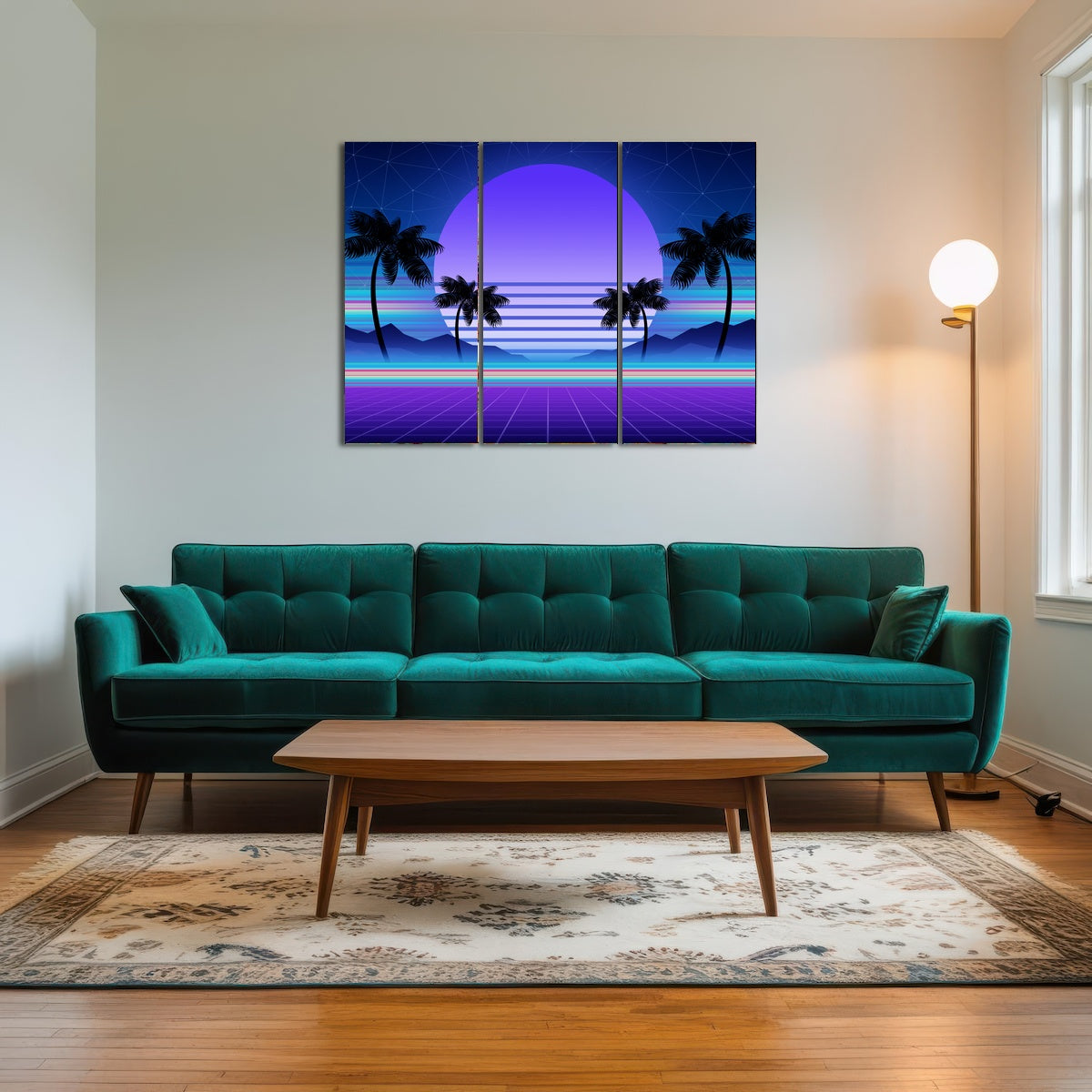 AUTO-MOCKUP ROOM | Synthwave and retrowave