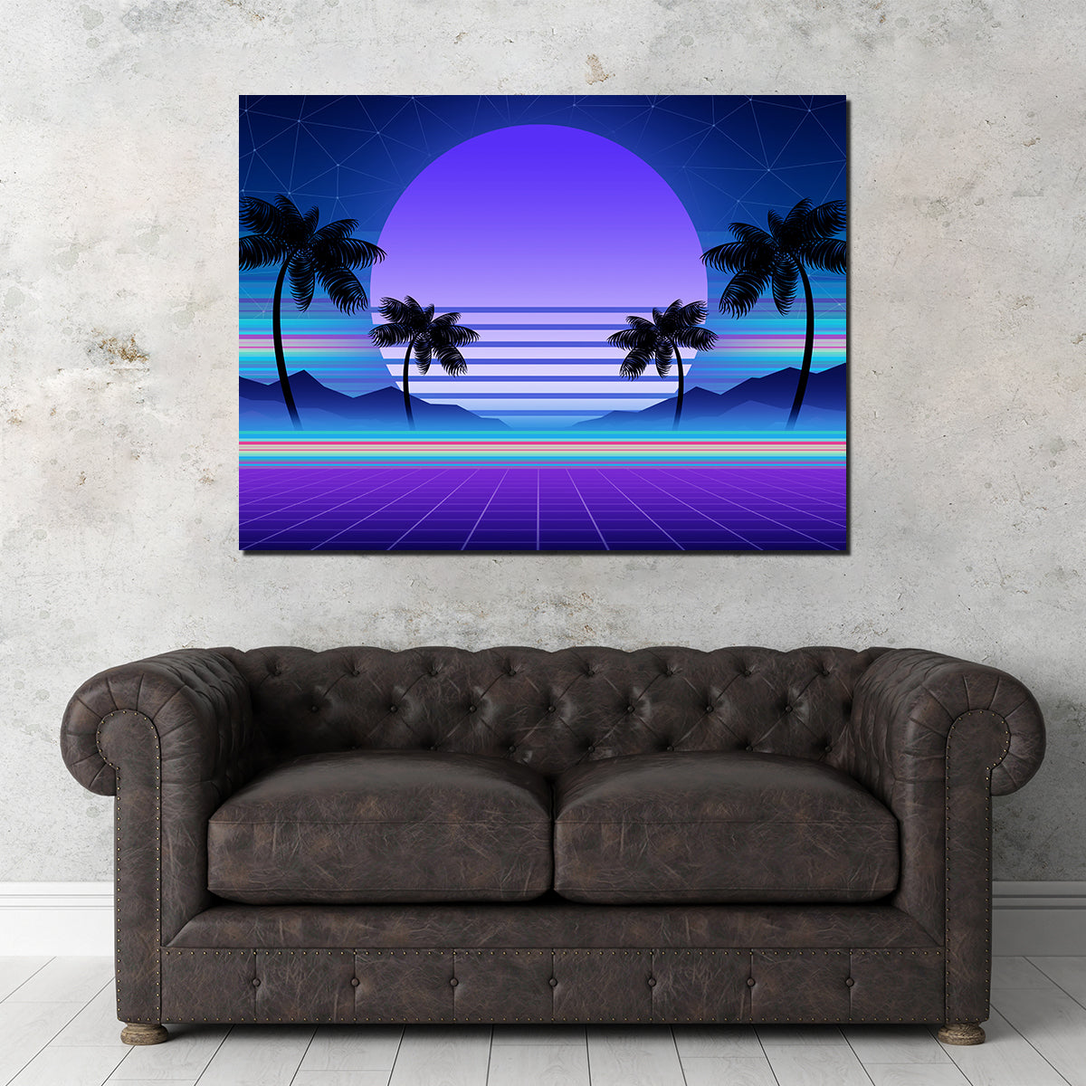 Synthwave and Retrowave Wall Art