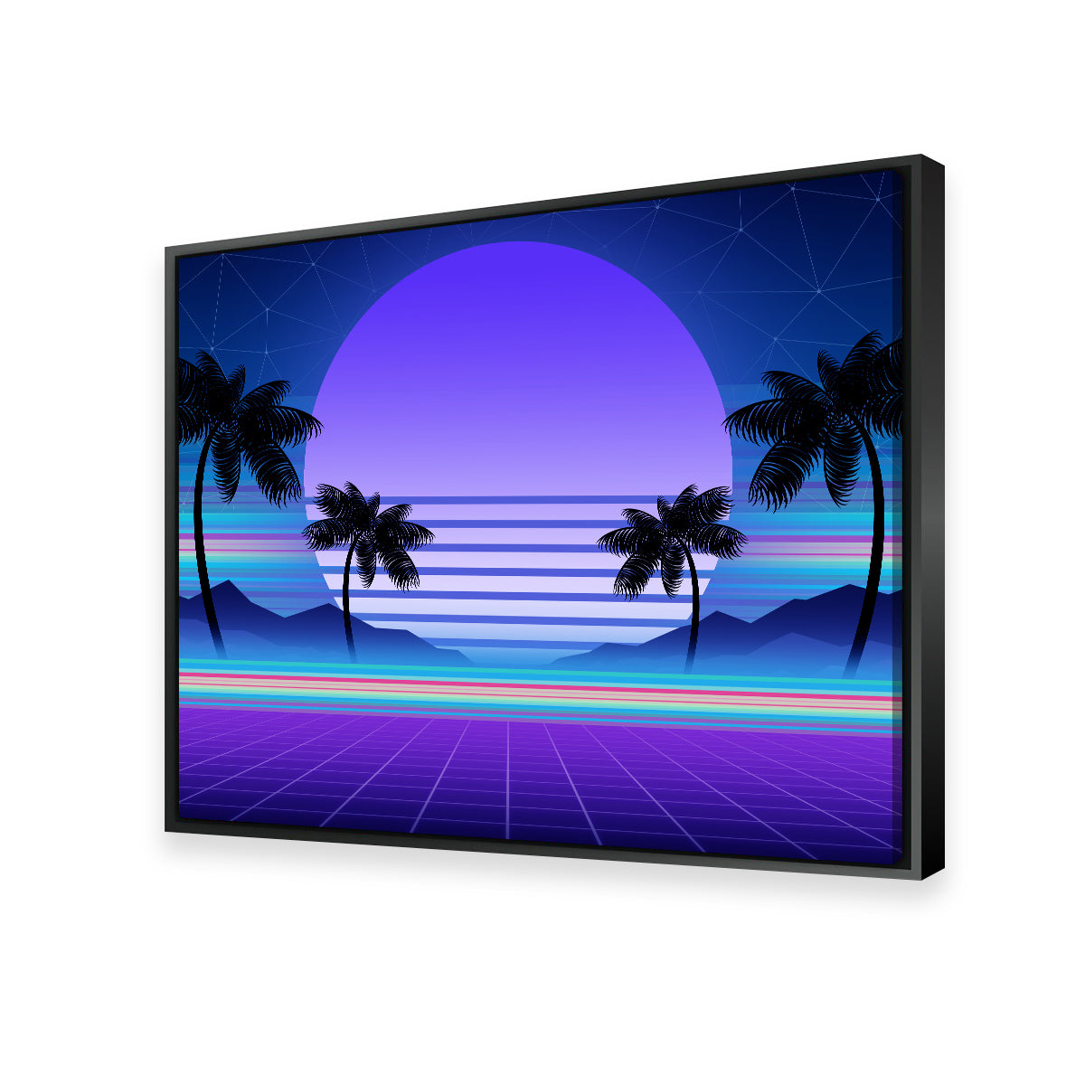 Synthwave and Retrowave Wall Art