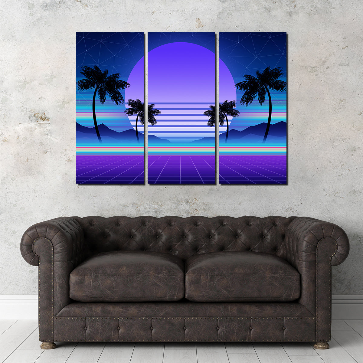 Synthwave and Retrowave Wall Art