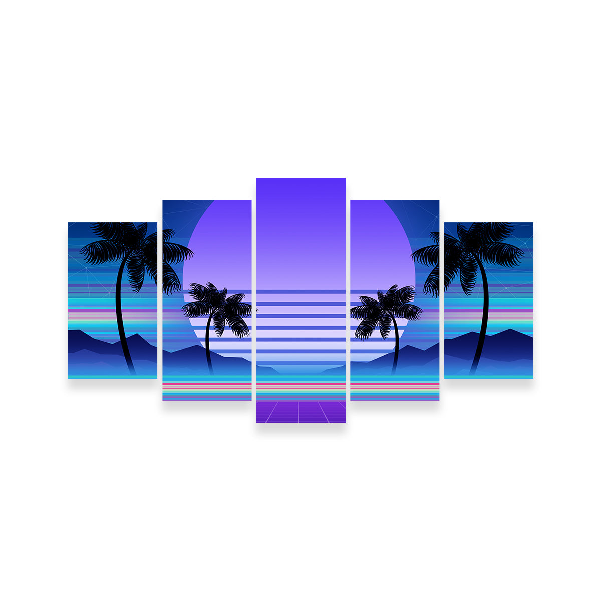 Synthwave and Retrowave Wall Art