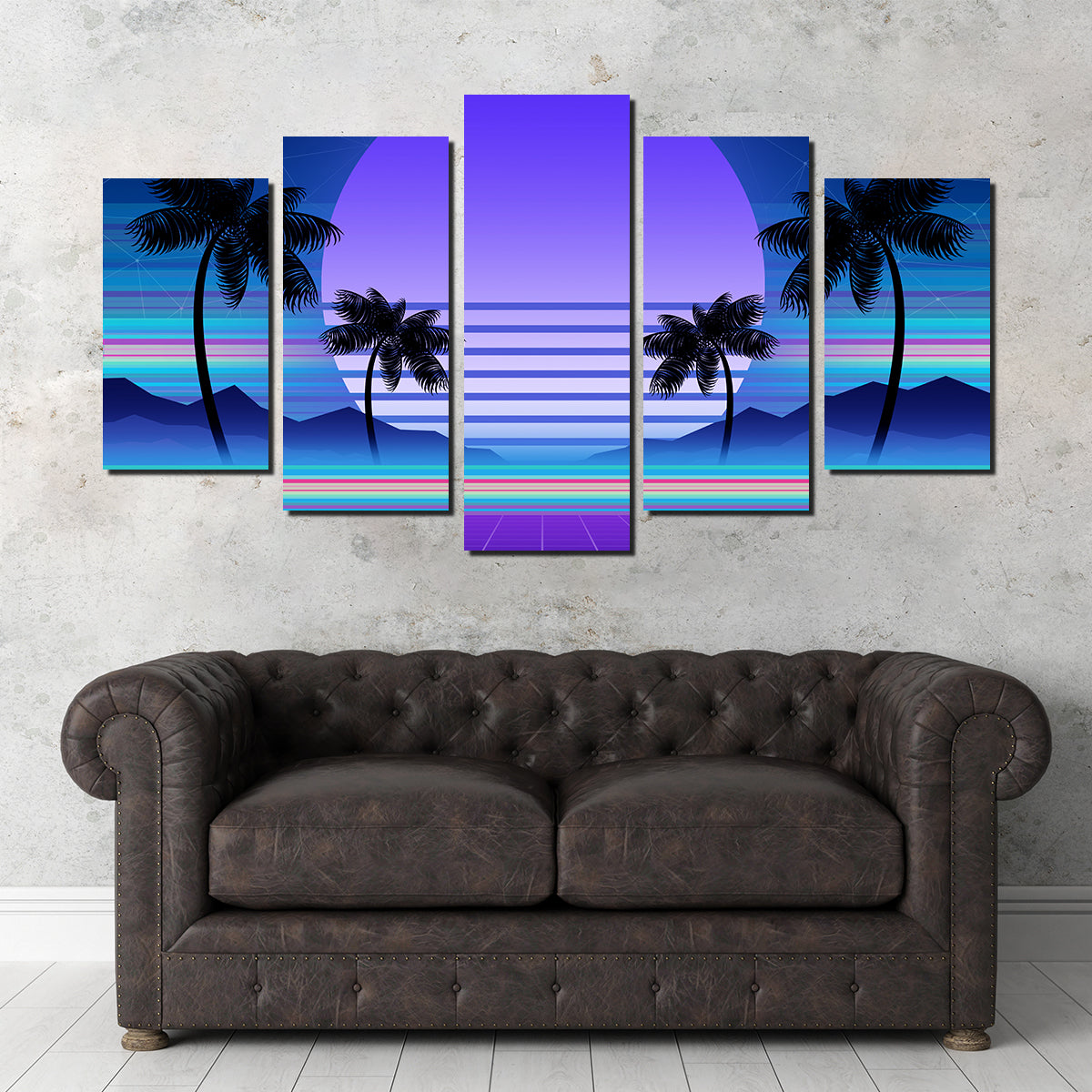 Synthwave and Retrowave Wall Art