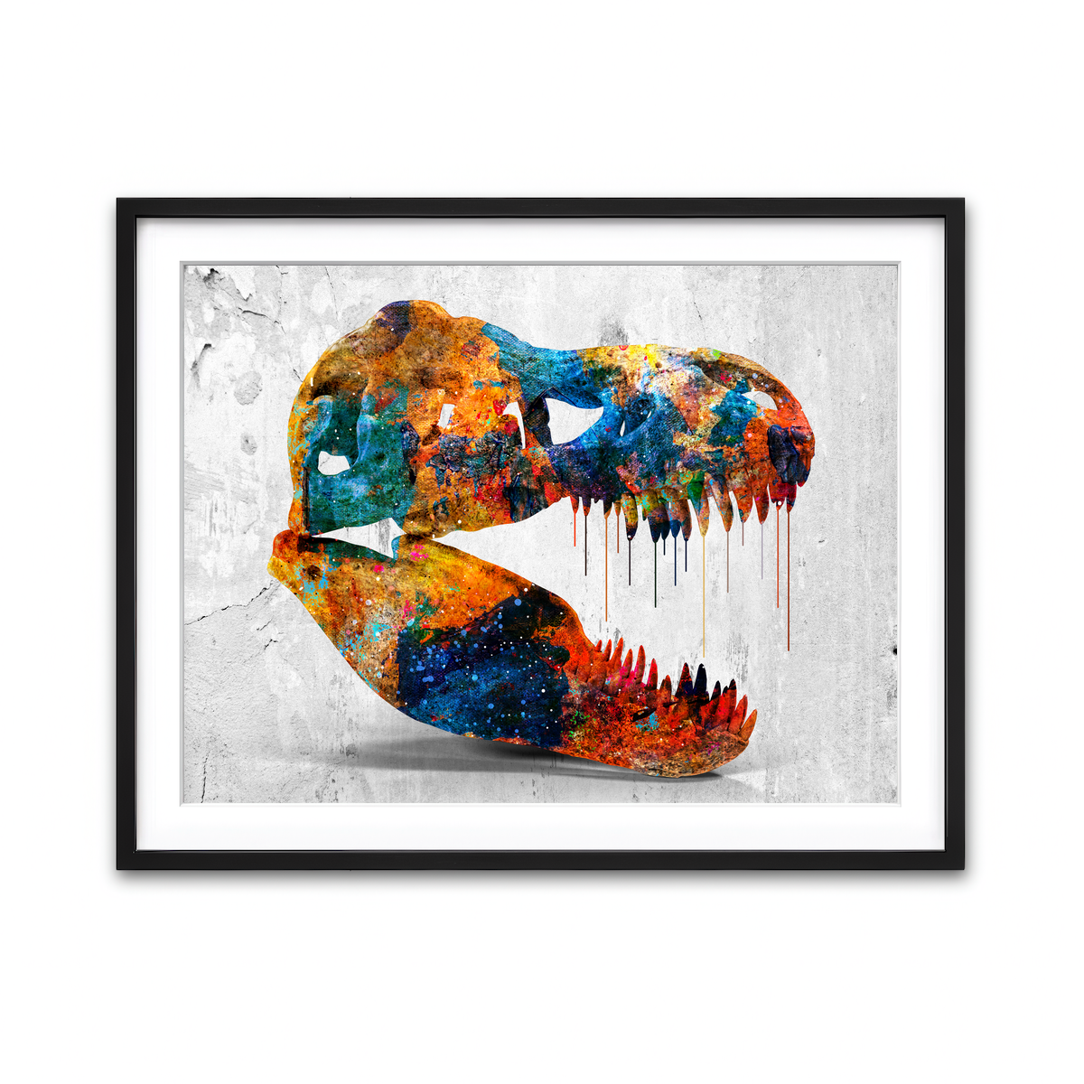 Framed Print 4x3 Black