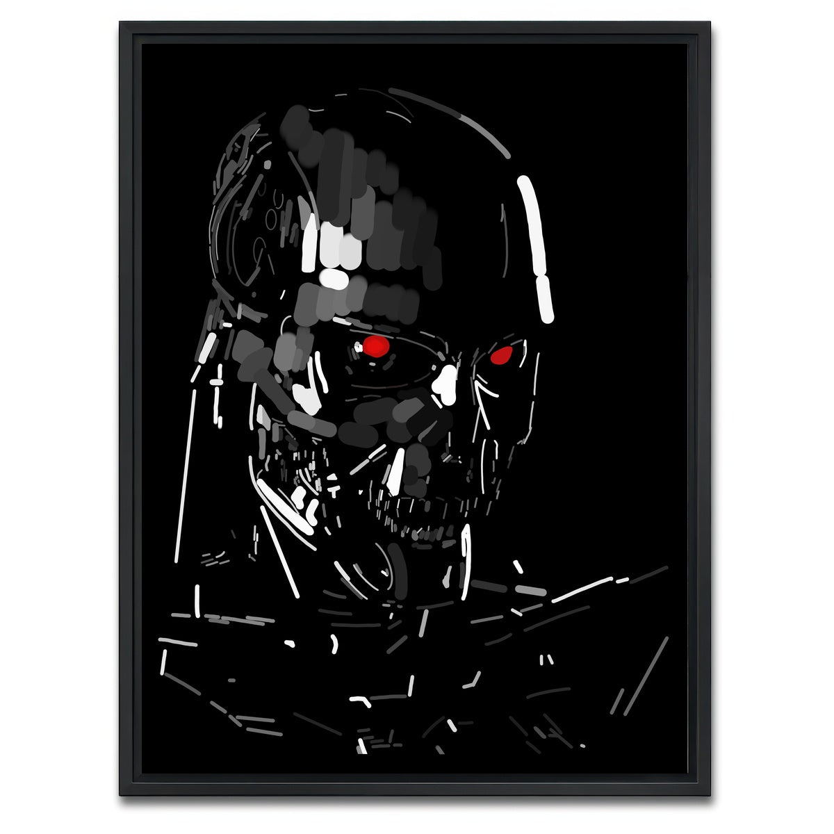 AUTO-MOCKUP WHITE | T800 | 1 Piece | Black Framed Canvas | group=3x4