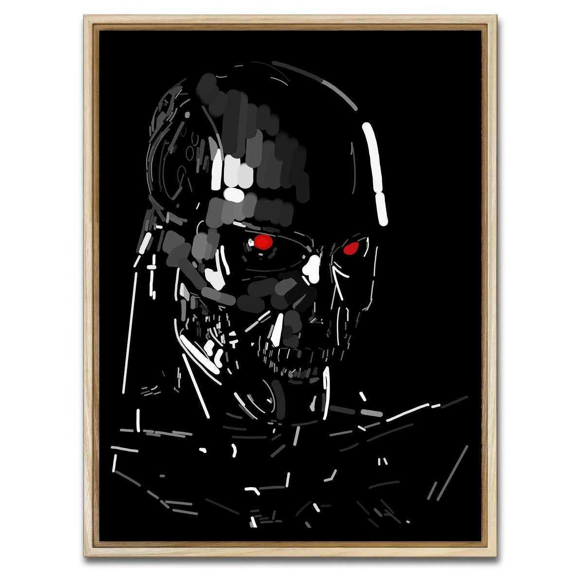 AUTO-MOCKUP WHITE | T800 | 1 Piece | Natural Framed Canvas | group=3x4