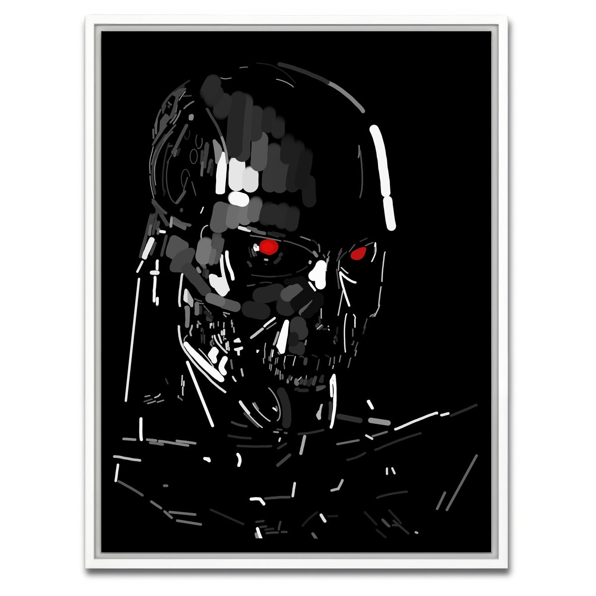 AUTO-MOCKUP WHITE | T800 | 1 Piece | White Framed Canvas | group=3x4
