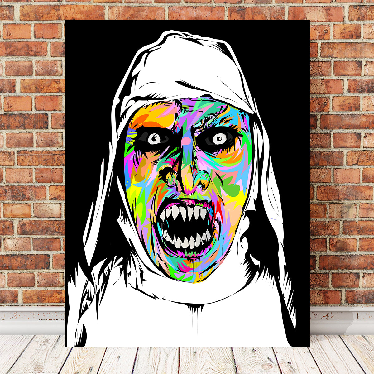 The Nun Color Wall Art