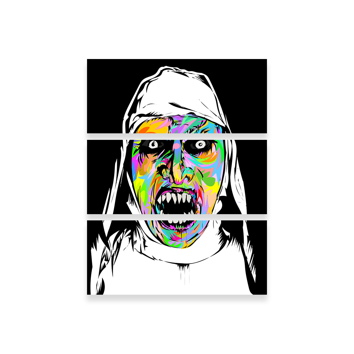 The Nun Color Wall Art