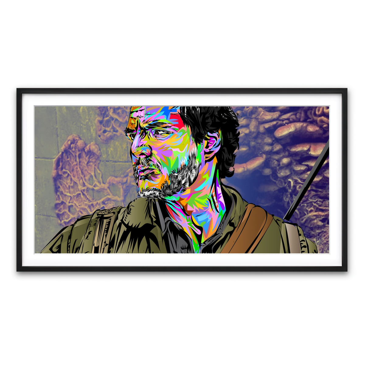 Framed Print 2x1 Black