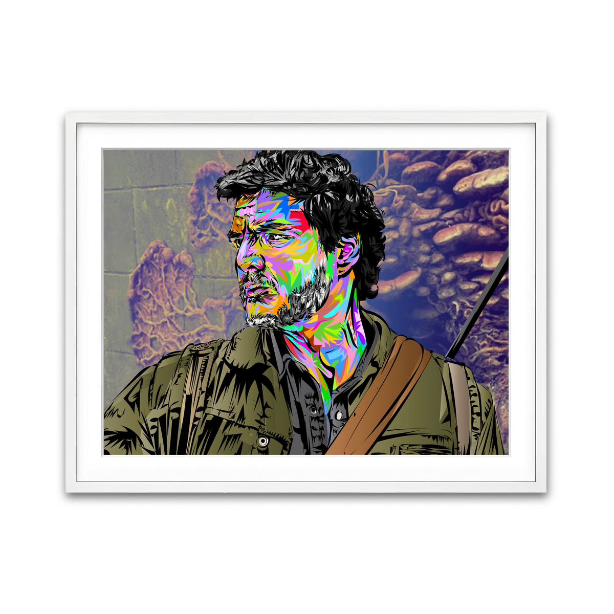 Framed Print 4x3 White