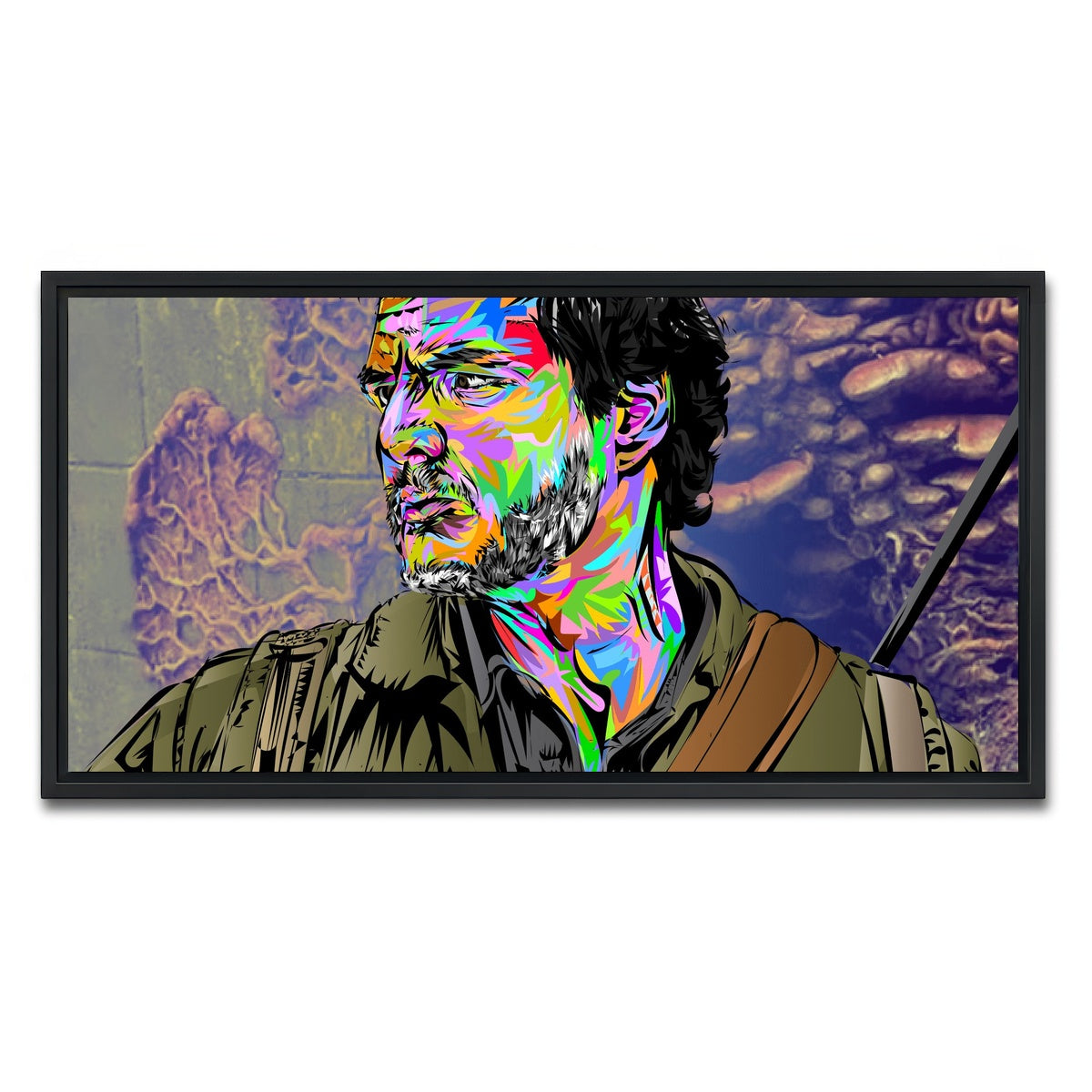 AUTO-MOCKUP WHITE | THE LAST OF US - Joel | 1 Piece | Black Framed Canvas | group=2x1