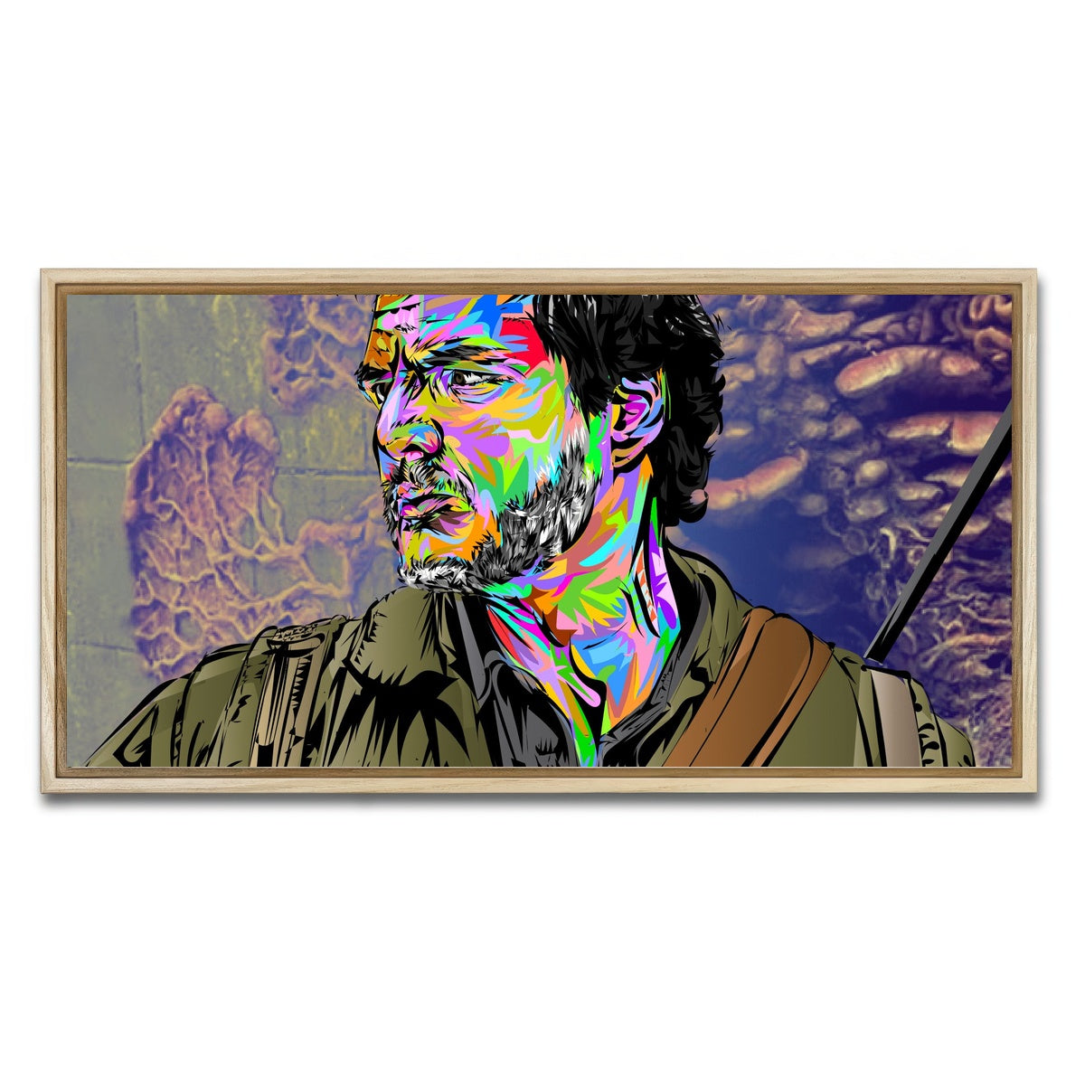 AUTO-MOCKUP WHITE | THE LAST OF US - Joel | 1 Piece | Natural Framed Canvas | group=2x1