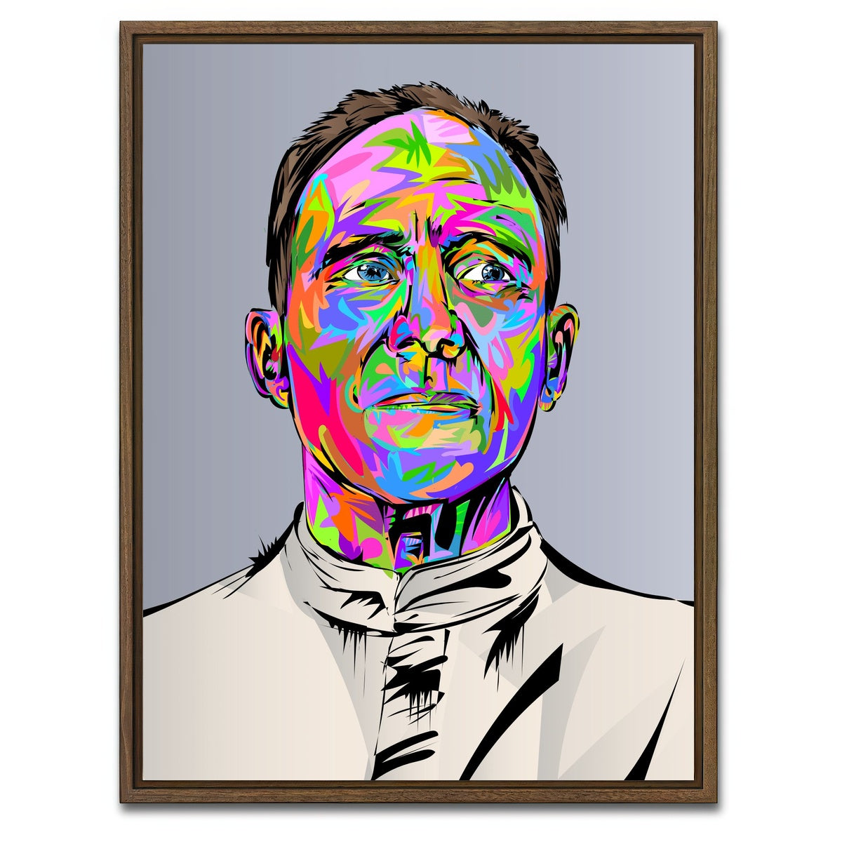 AUTO-MOCKUP WHITE | THE MENU | 1 Piece | Walnut Framed Canvas | group=3x4