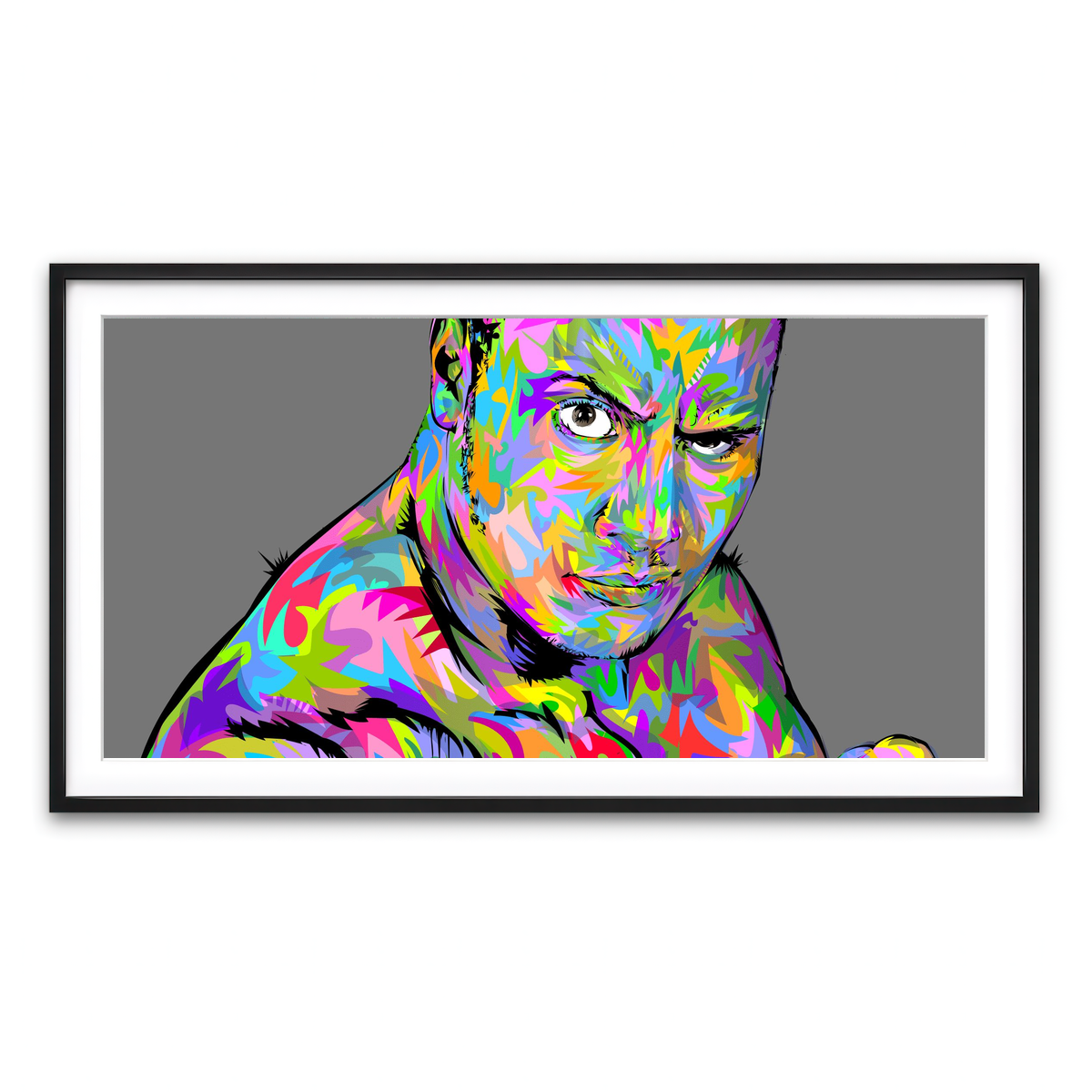 Framed Print 2x1 Black