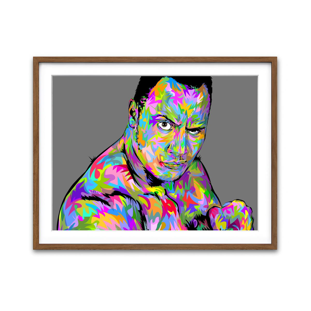 Framed Print 4x3 Walnut