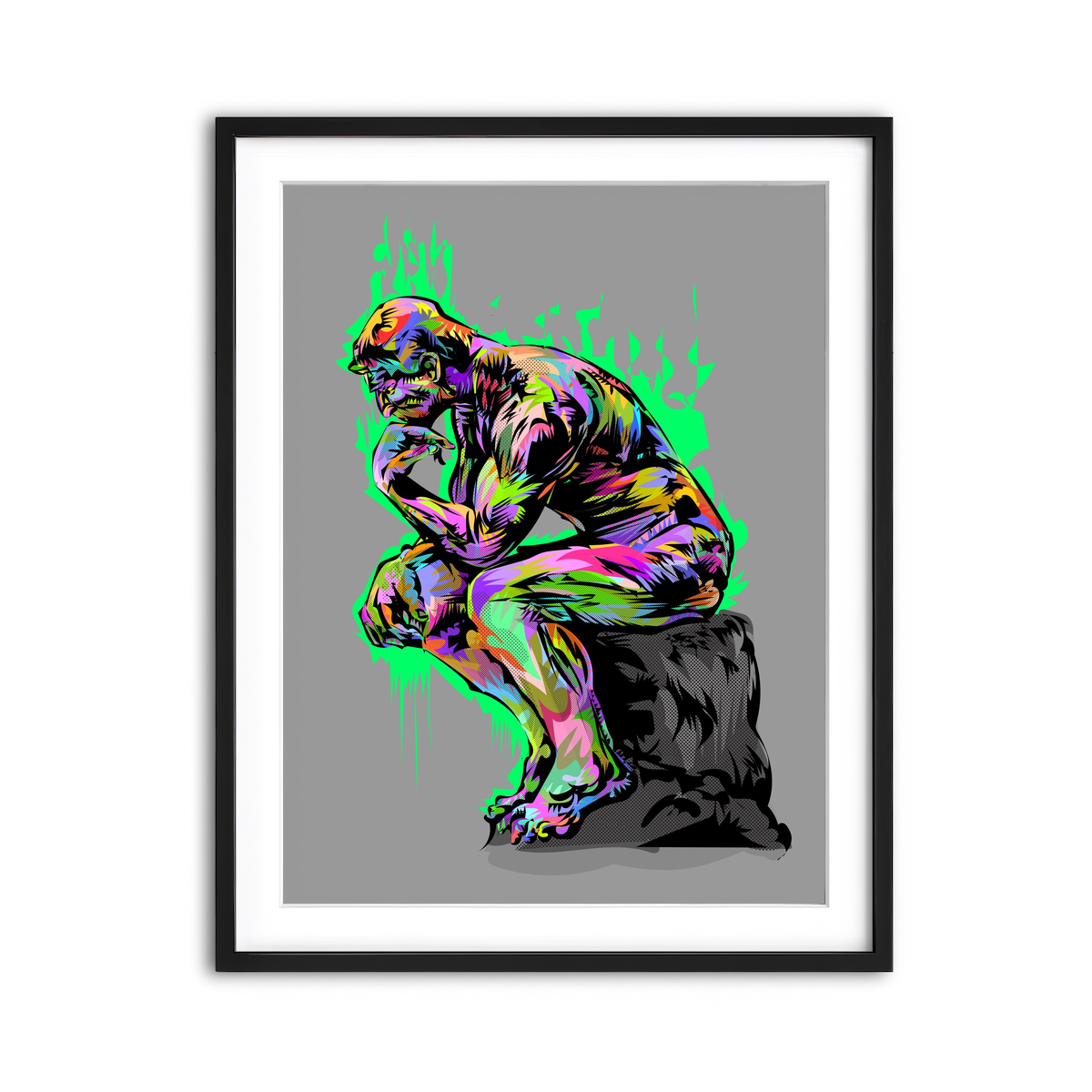 Framed Print 3x4 Black