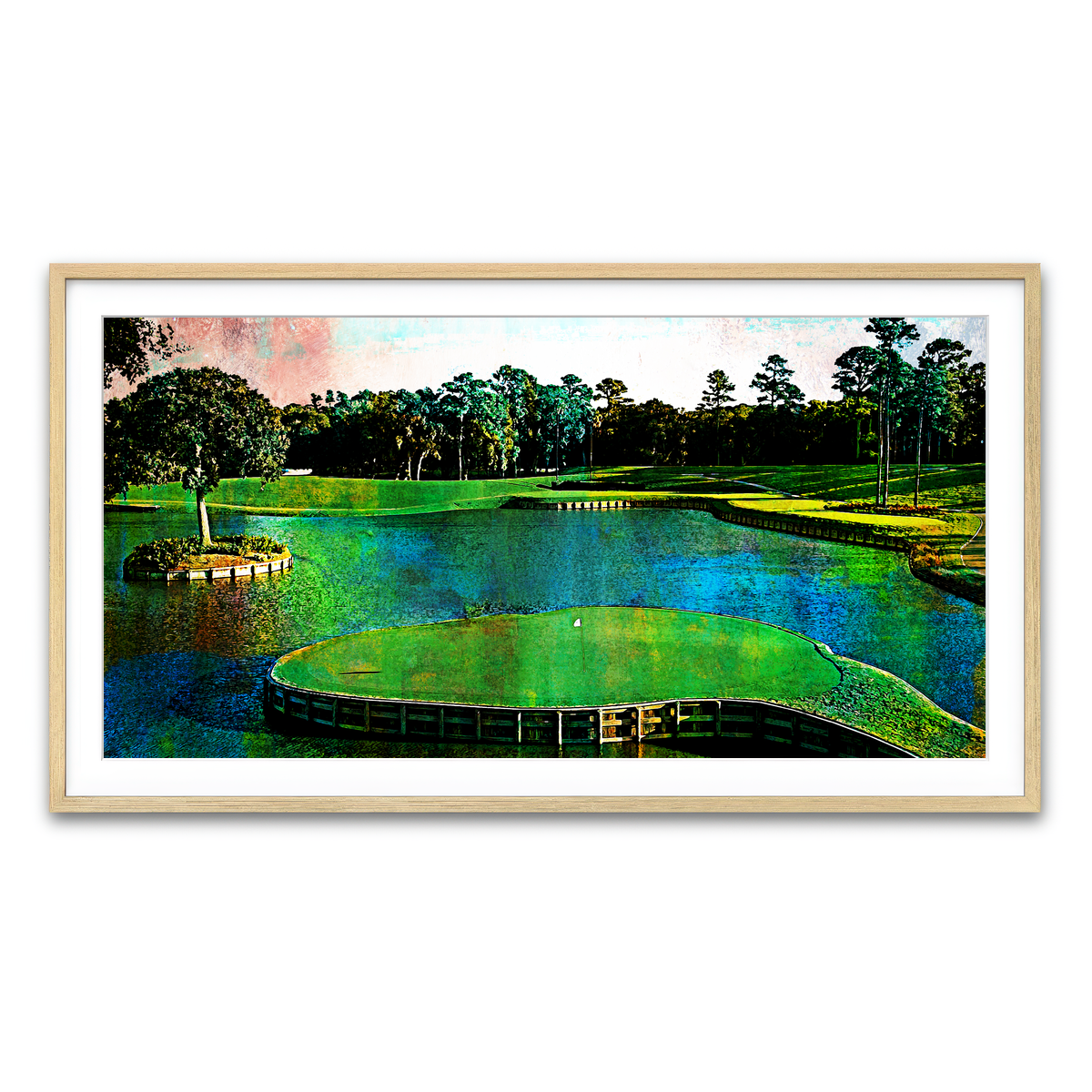 Framed Print 2x1 Natural