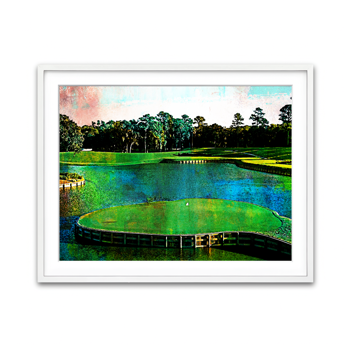 Framed Print 4x3 White