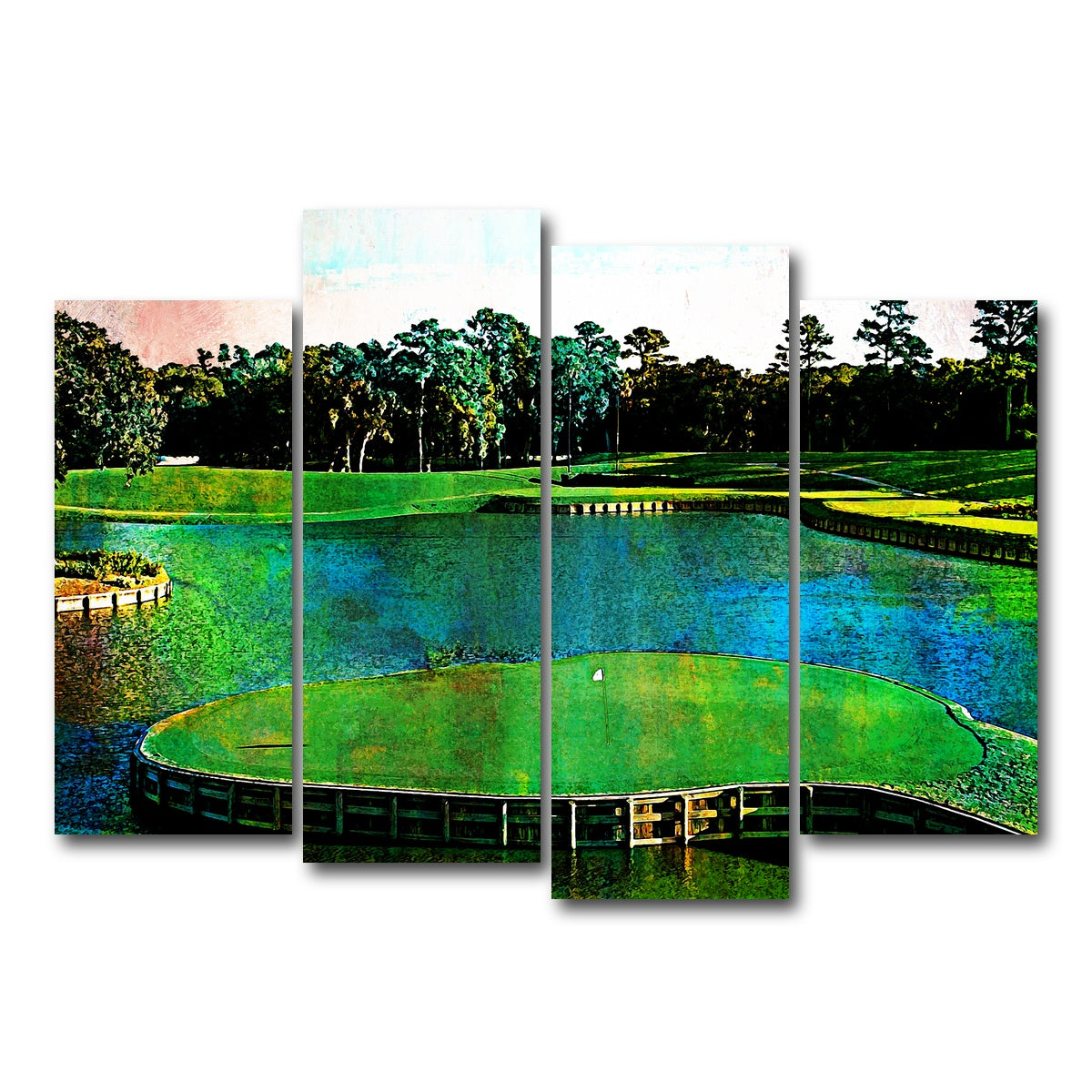 AUTO-MOCKUP WHITE | TPC Sawgrass | 4 Piece | Gallery Wrap Canvas | group=4_normal