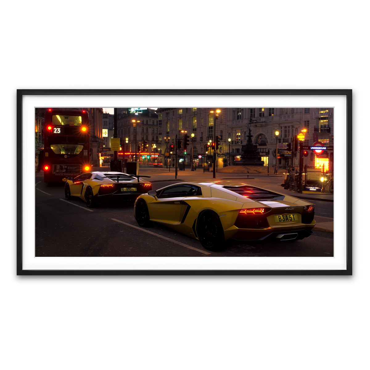 Framed Print 2x1 Black