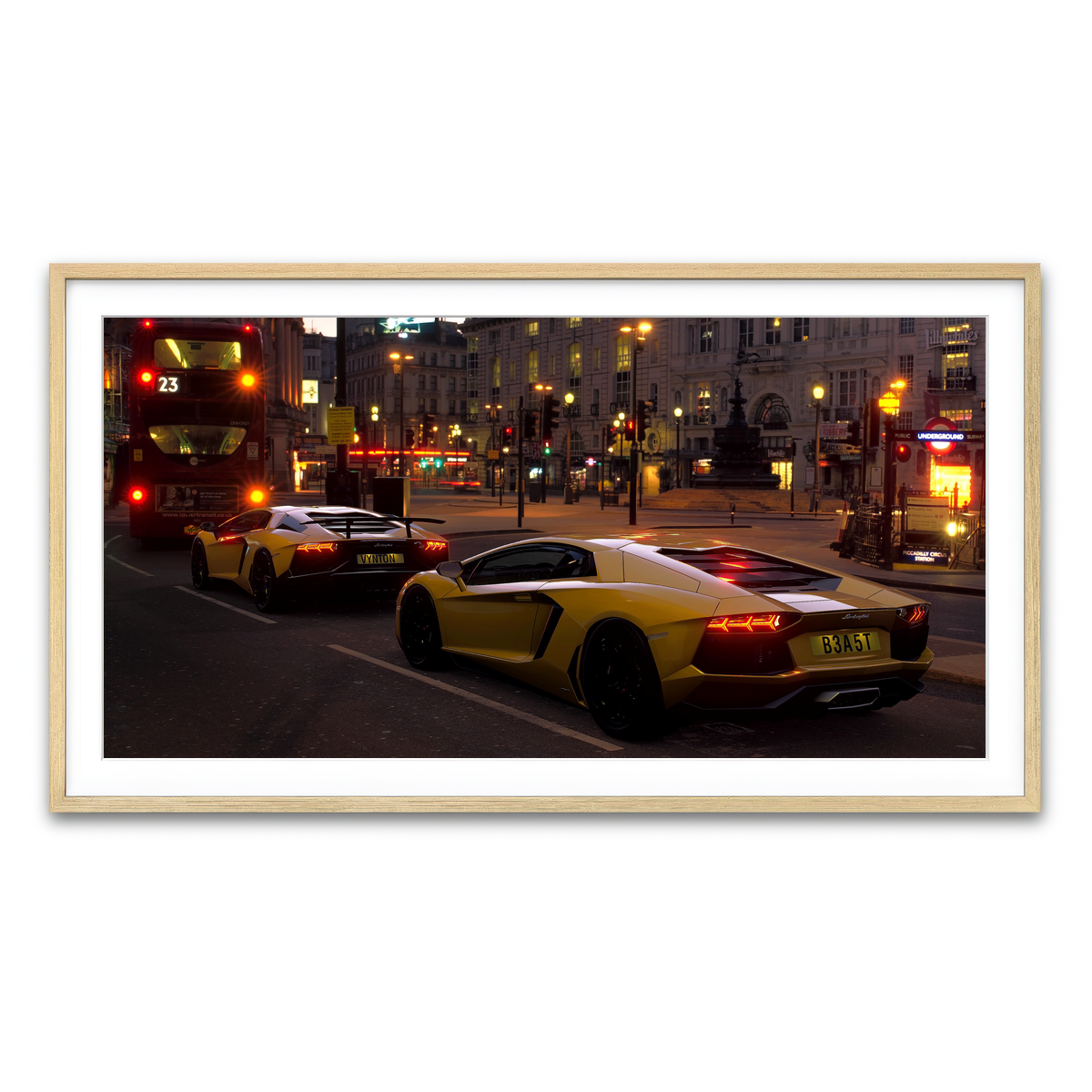 Framed Print 2x1 Natural