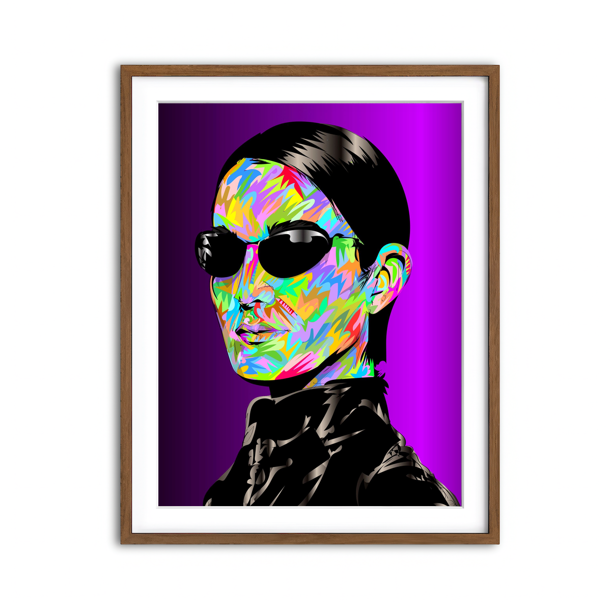 Framed Print 3x4 Walnut