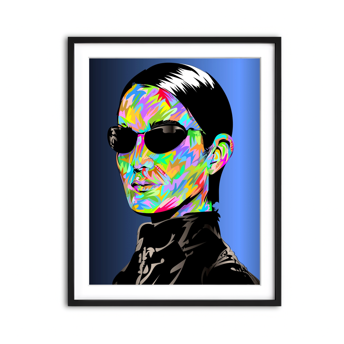 Framed Print 3x4 Black