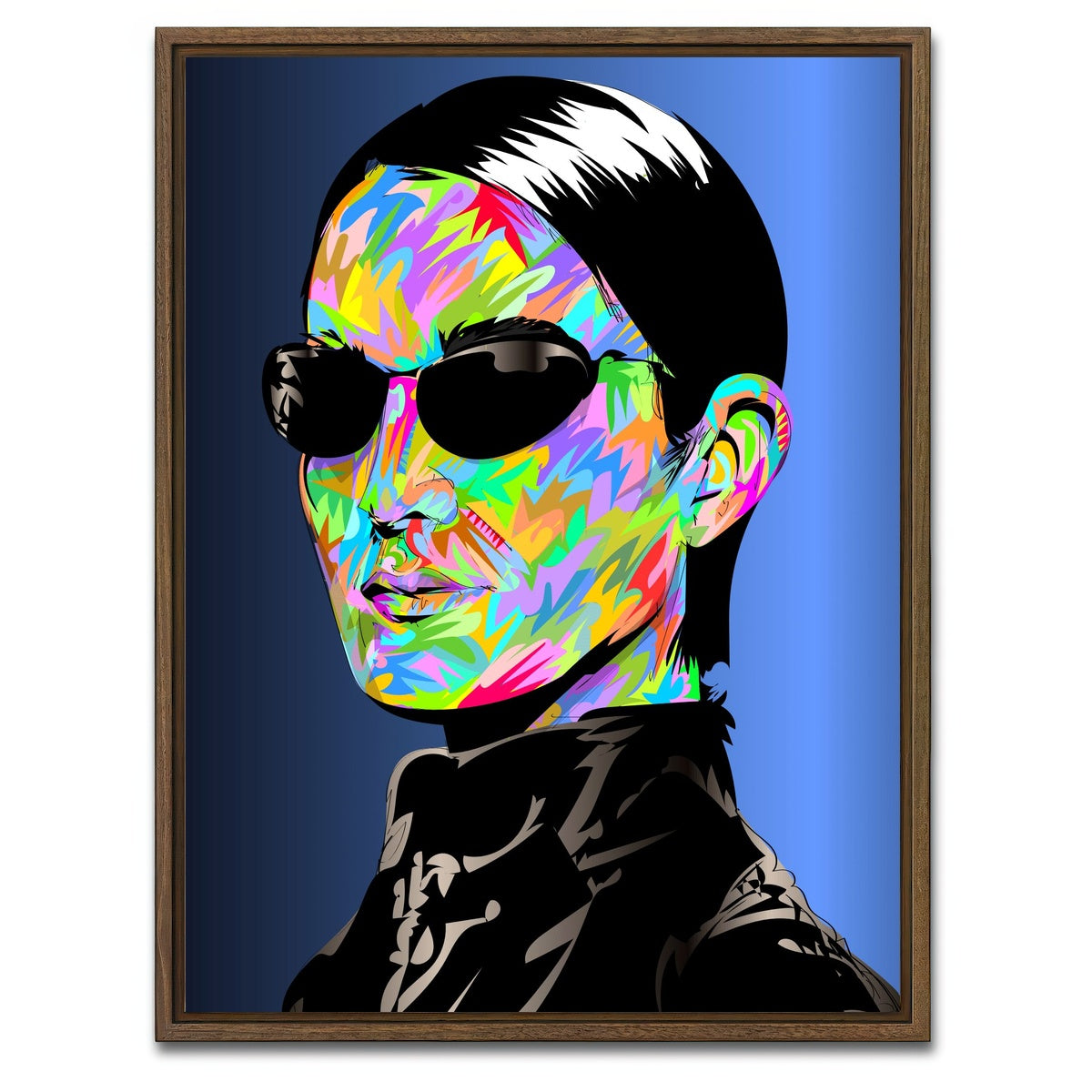 AUTO-MOCKUP WHITE | TRINITY | 1 Piece | Walnut Framed Canvas | group=3x4