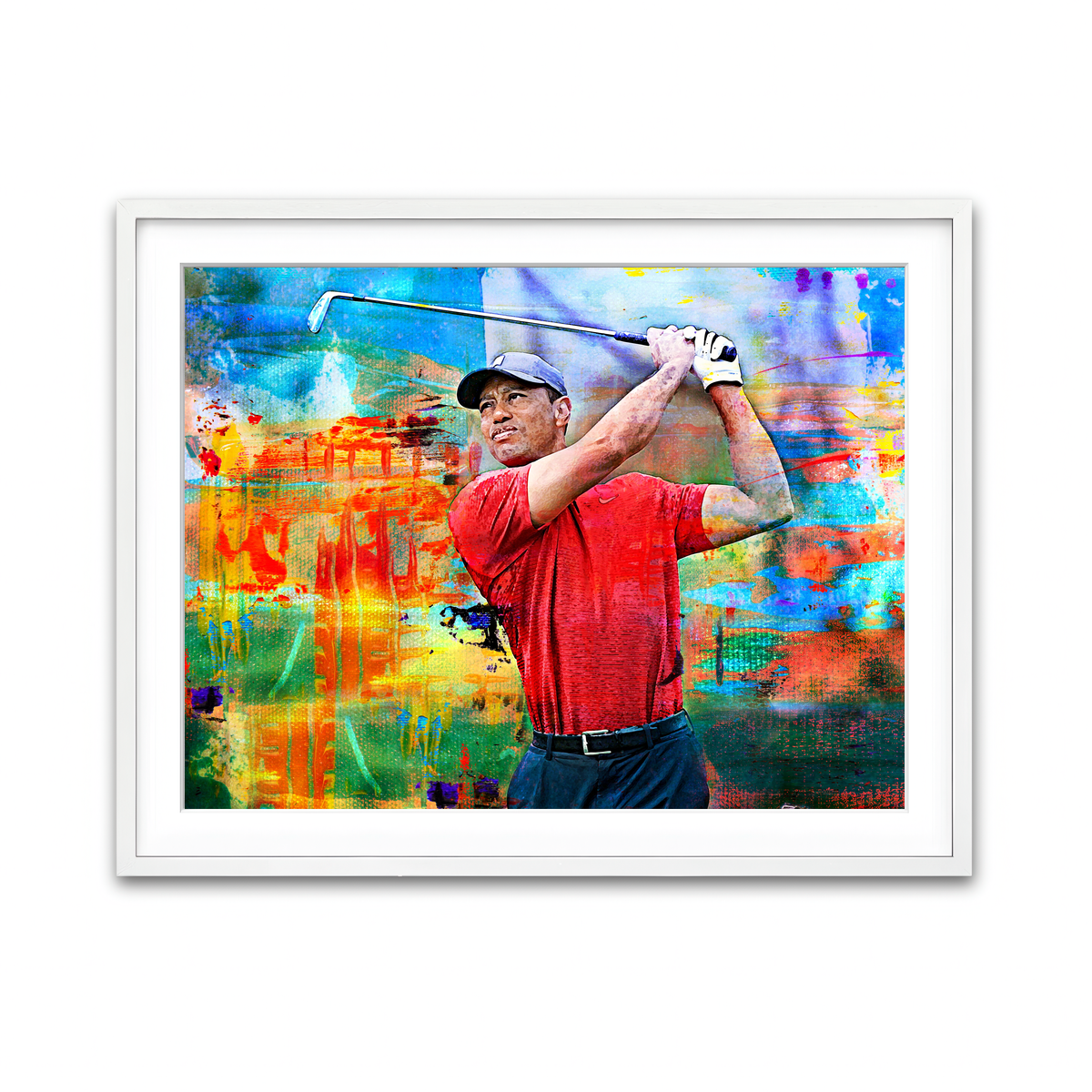 Framed Print 4x3 White