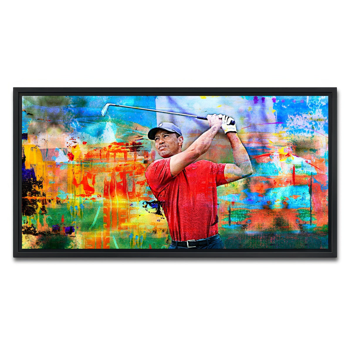 AUTO-MOCKUP WHITE | TW Canvas | 1 Piece | Black Framed Canvas | group=2x1