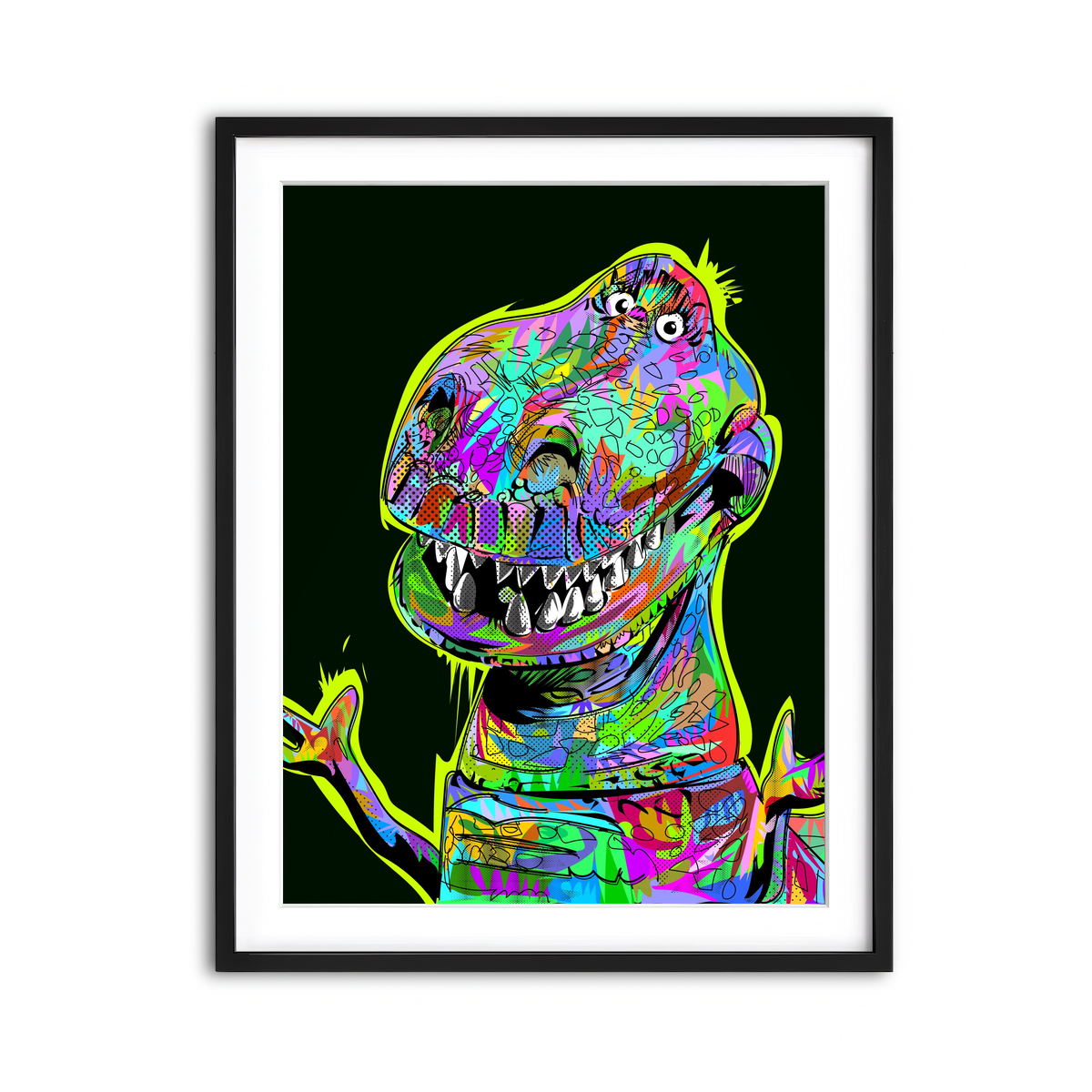 Framed Print 3x4 Black