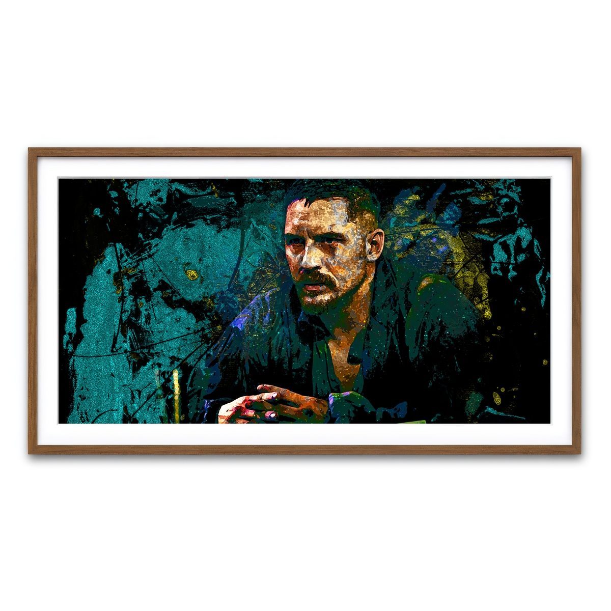 Framed Print 2x1 Walnut