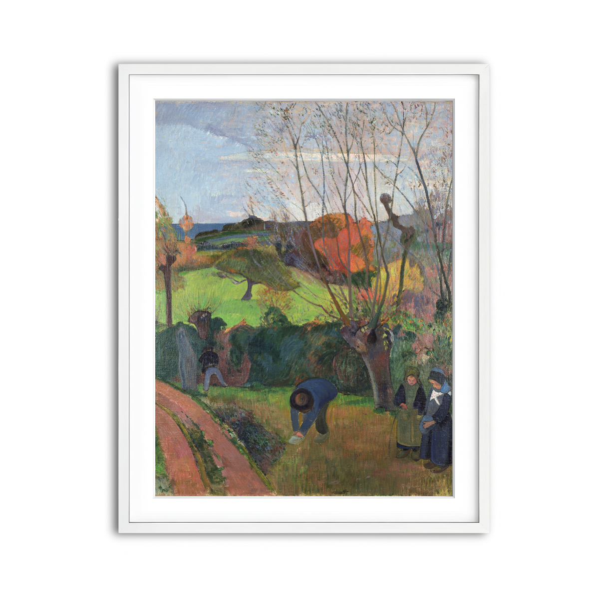 Framed Print 3x4 White