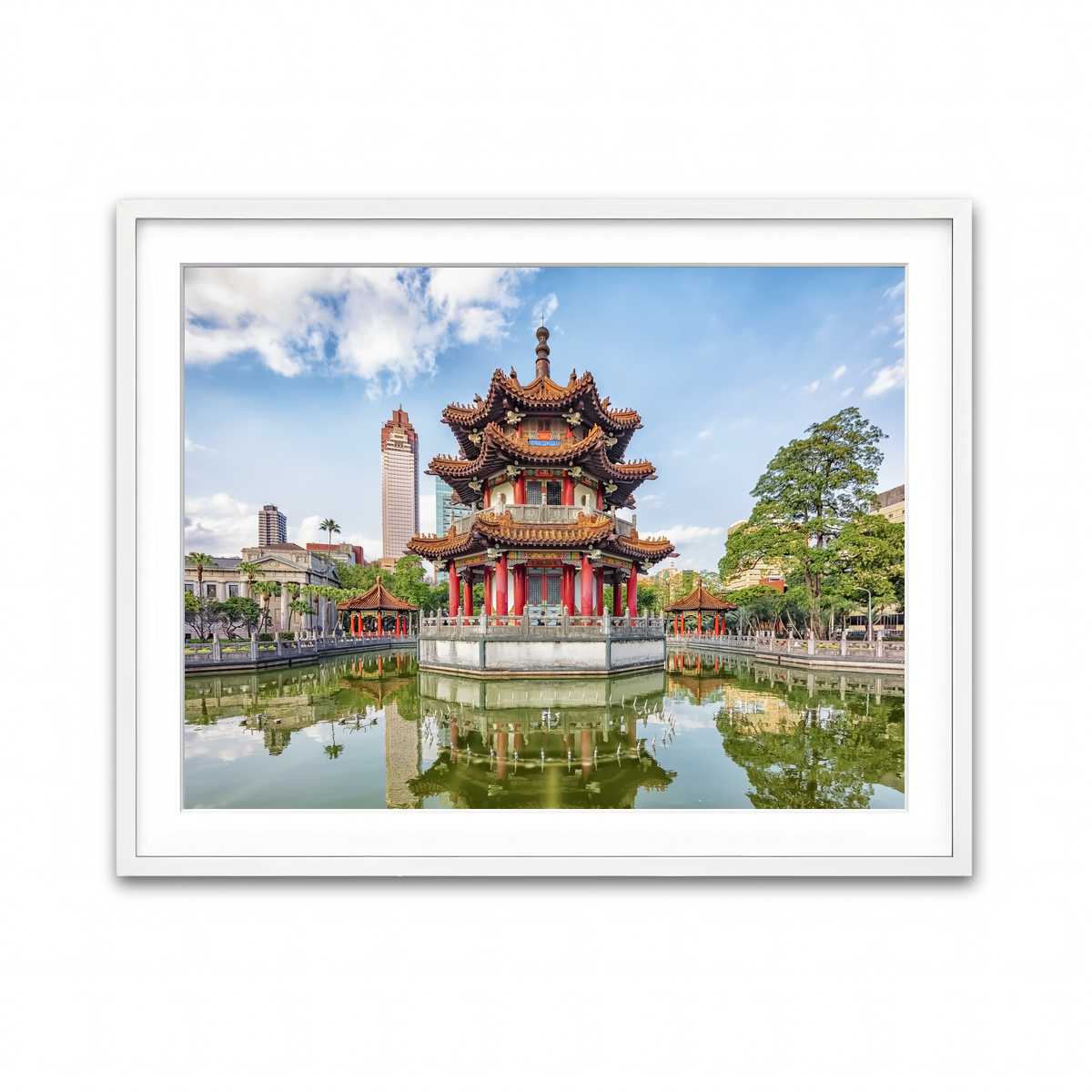 Framed Print 4x3 White