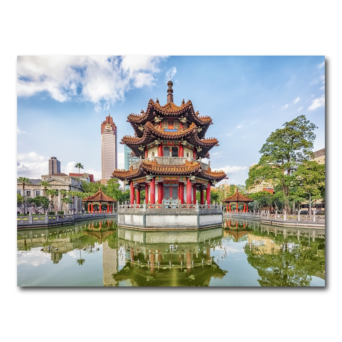 AUTO-MOCKUP WHITE | Taipei City | 1 Piece | Gallery Wrap Canvas | group=4x3