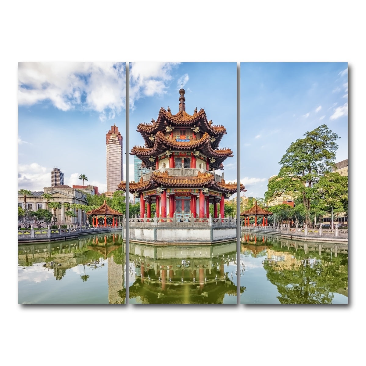 AUTO-MOCKUP WHITE | Taipei City | 3 Piece | Gallery Wrap Canvas | group=8x18