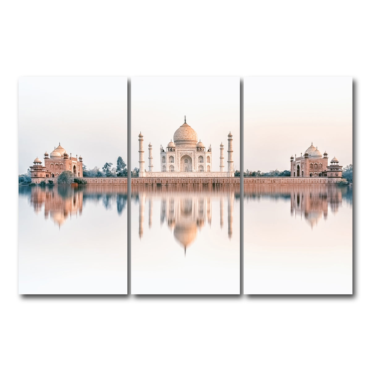 AUTO-MOCKUP WHITE | Taj Dream | 3 Piece | Gallery Wrap Canvas | group=12x24