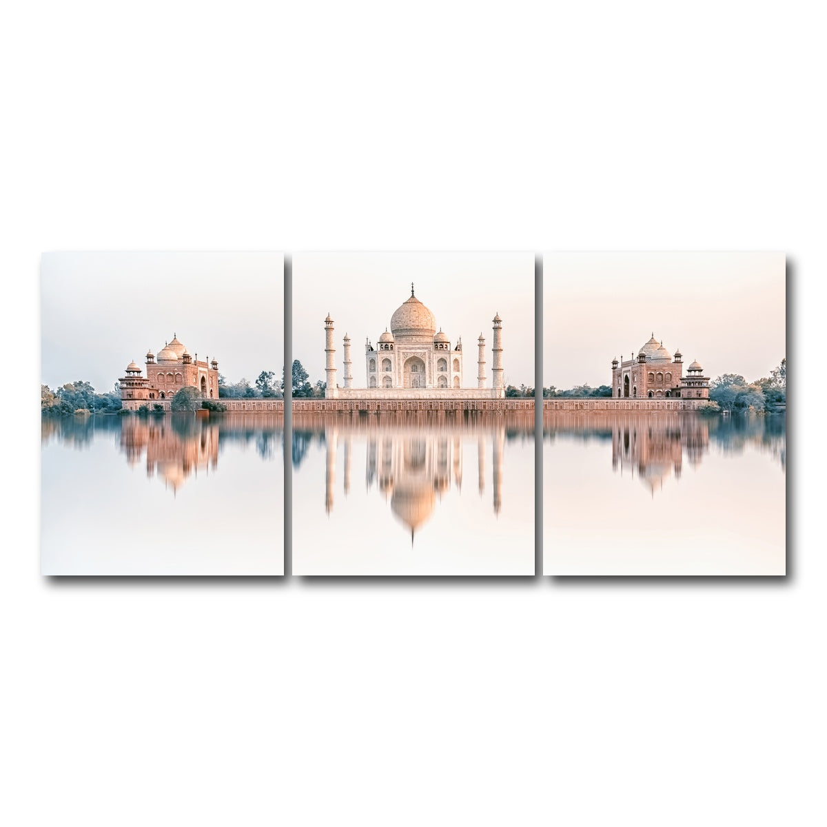 AUTO-MOCKUP WHITE | Taj Dream | 3 Piece | Gallery Wrap Canvas | group=18x24