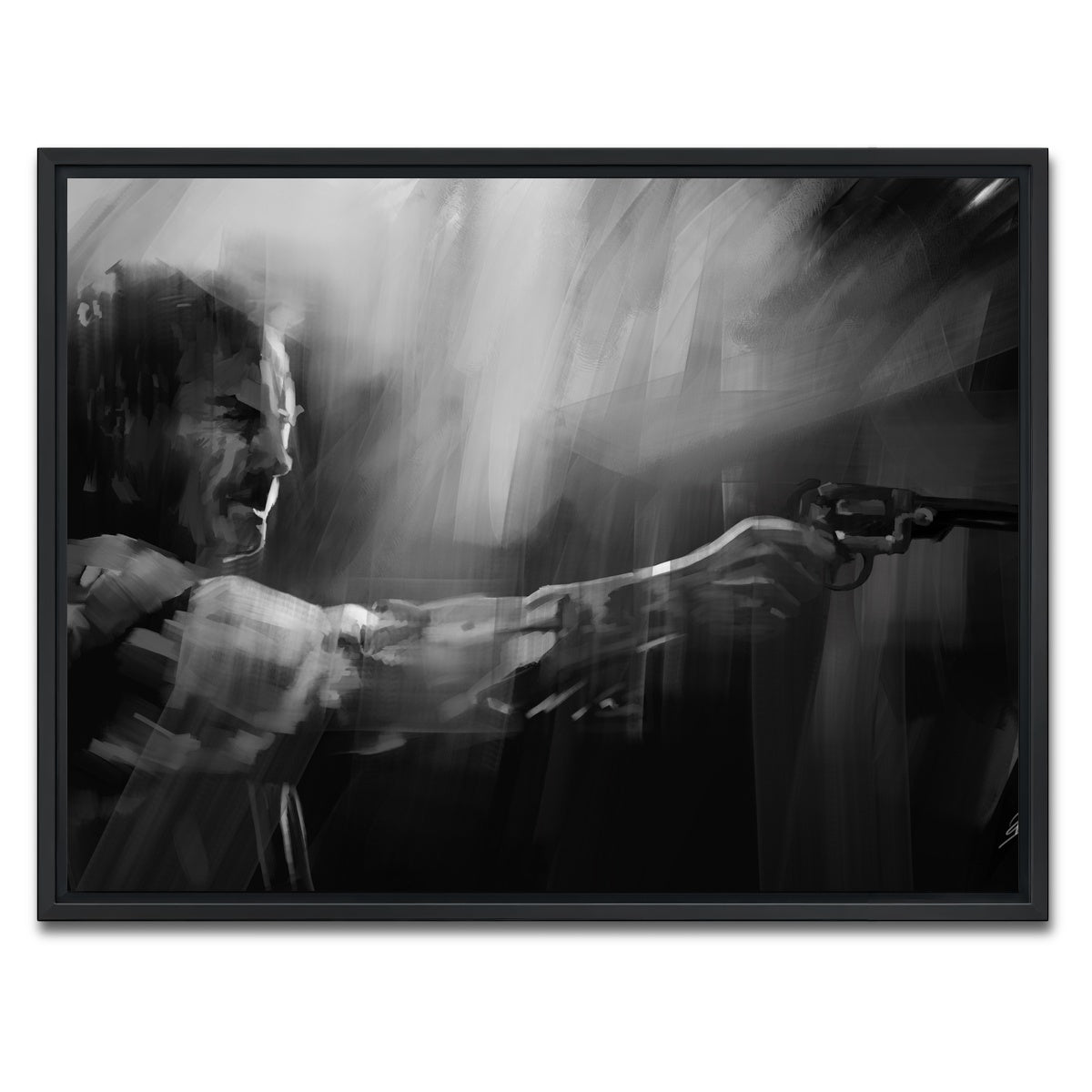 AUTO-MOCKUP WHITE | Take Aim | 1 Piece | Black Framed Canvas | group=4x3