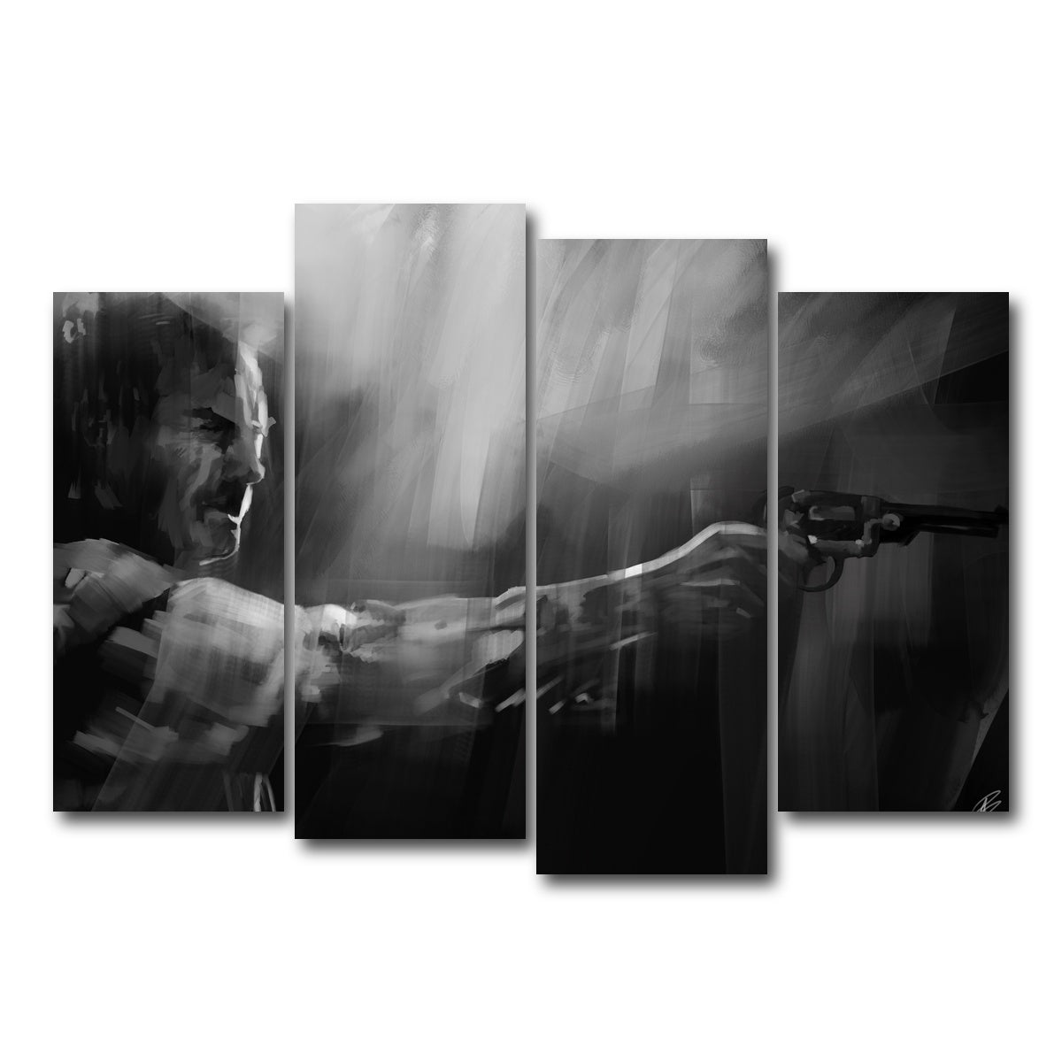 AUTO-MOCKUP WHITE | Take Aim | 4 Piece | Gallery Wrap Canvas | group=4_normal