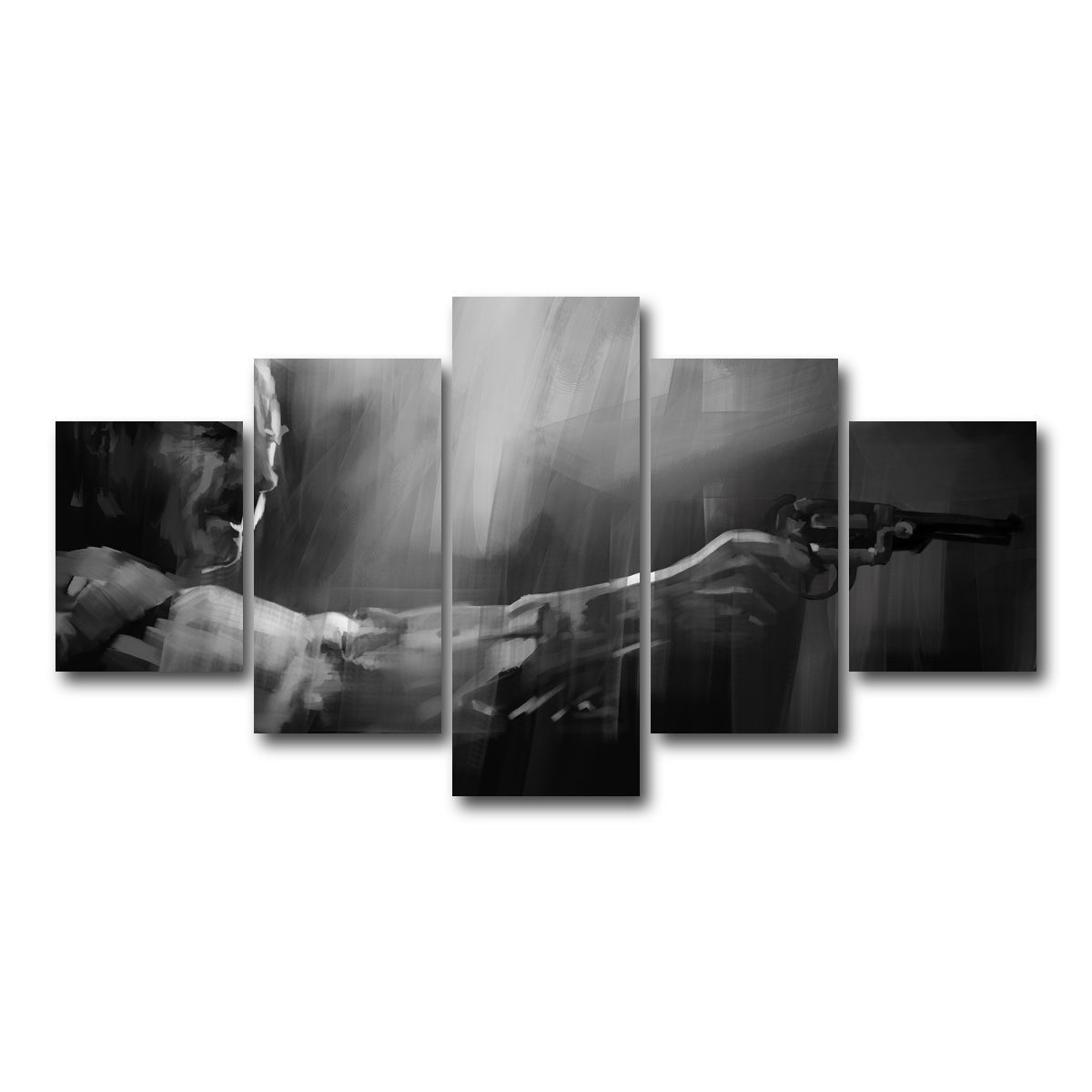 AUTO-MOCKUP WHITE | Take Aim | 5 Piece | Gallery Wrap Canvas | group=5_short