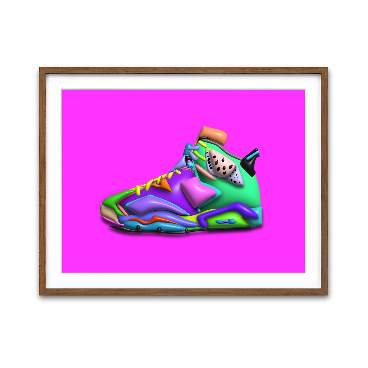 Framed Print 4x3 Walnut